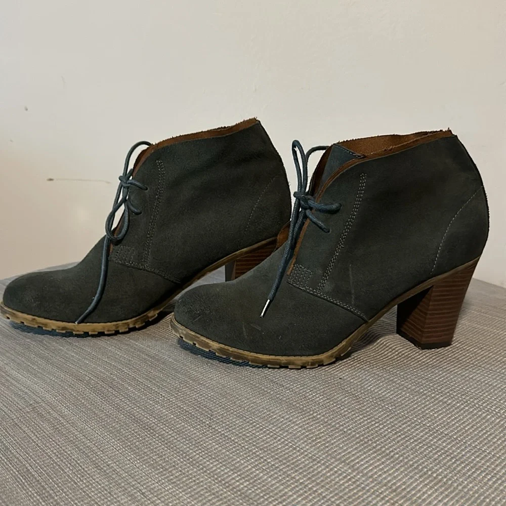 Ruff Hewn Women's Suede Cypress Boots Blue size 11
